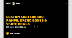 Desktop Screenshot of jimbellskateboardramps.com