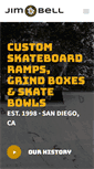 Mobile Screenshot of jimbellskateboardramps.com